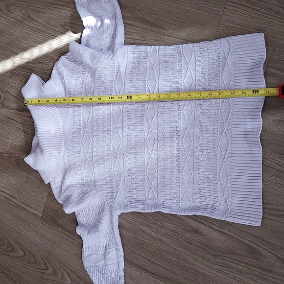 Christopher & Banks Petite Lavender Turtleneck Sweater Pm - Picture 10 of 10